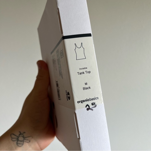 NWT Organic Basic’s Black Women's Invisible Tank Top Size Medium - Picture 13 of 13